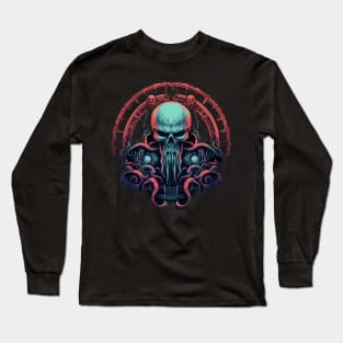 cthulhu - gothic style Long Sleeve T-Shirt